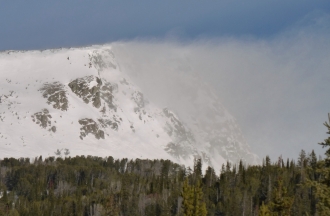 Strong Winds Cooke City - 2/6/15